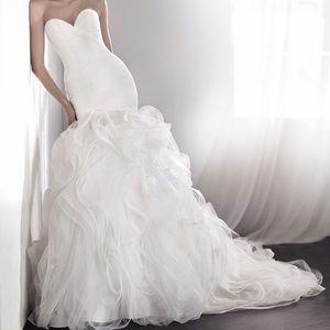 Pronovias Feather Dress